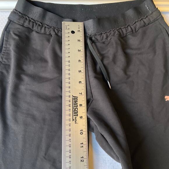 PUMA Women Joggers Pants size S Black Casual Workout Everyday Elastic Waist - Picture 6 of 11
